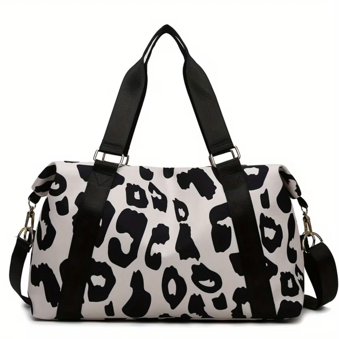 Leopard Print Gym Bag
