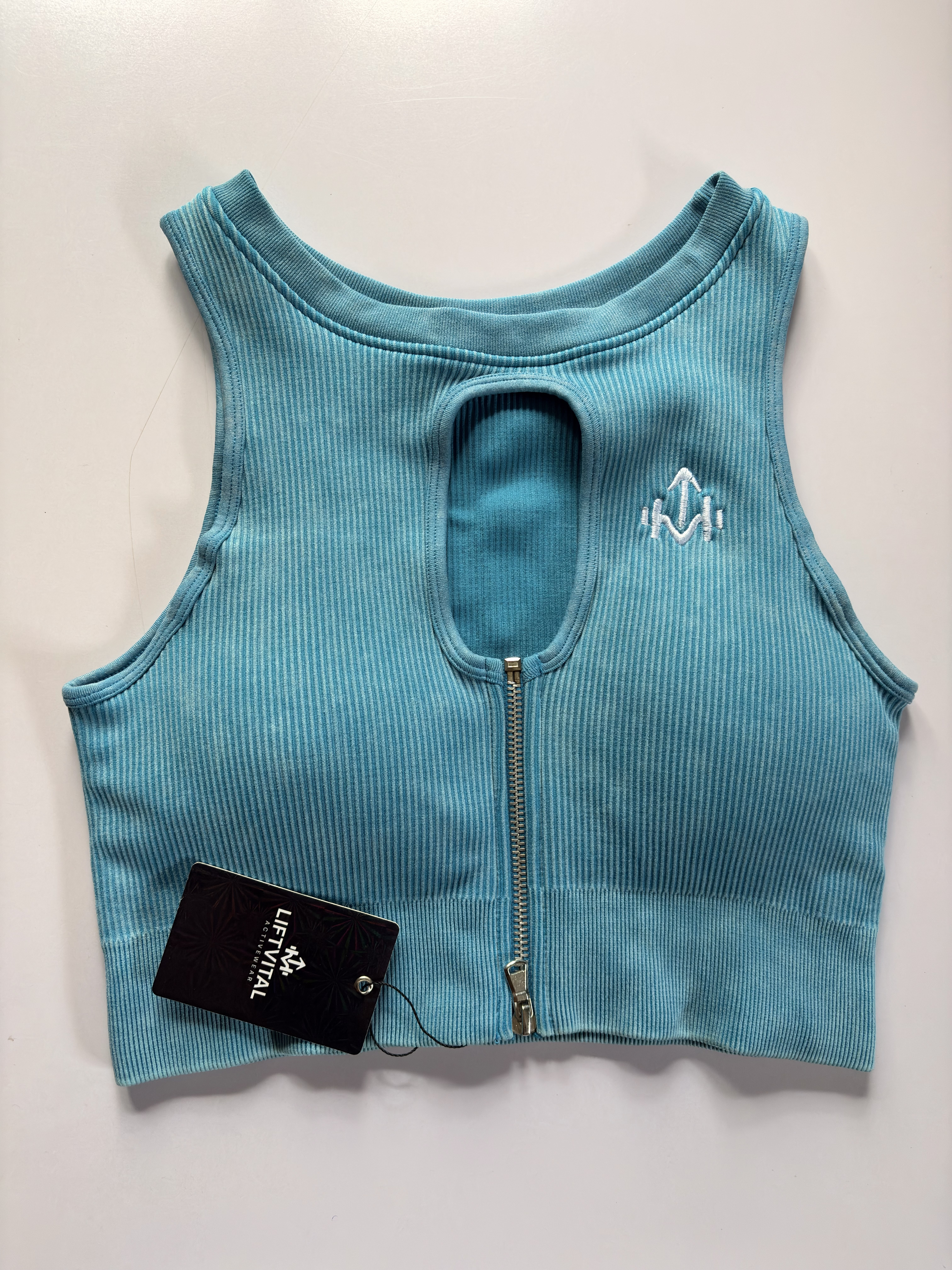 Azure Ribbed Set